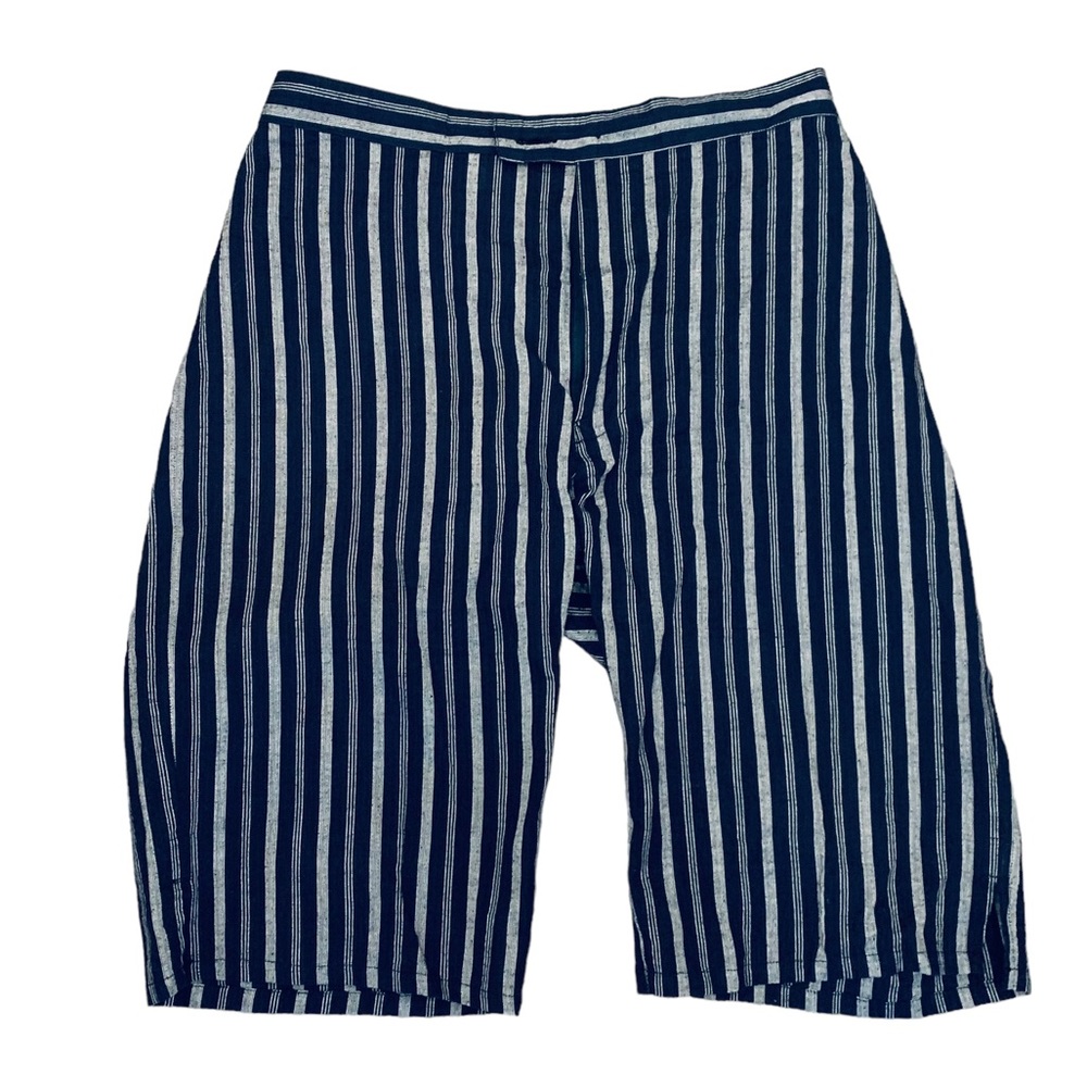 Vintage blue and white striped bermudas size M/L